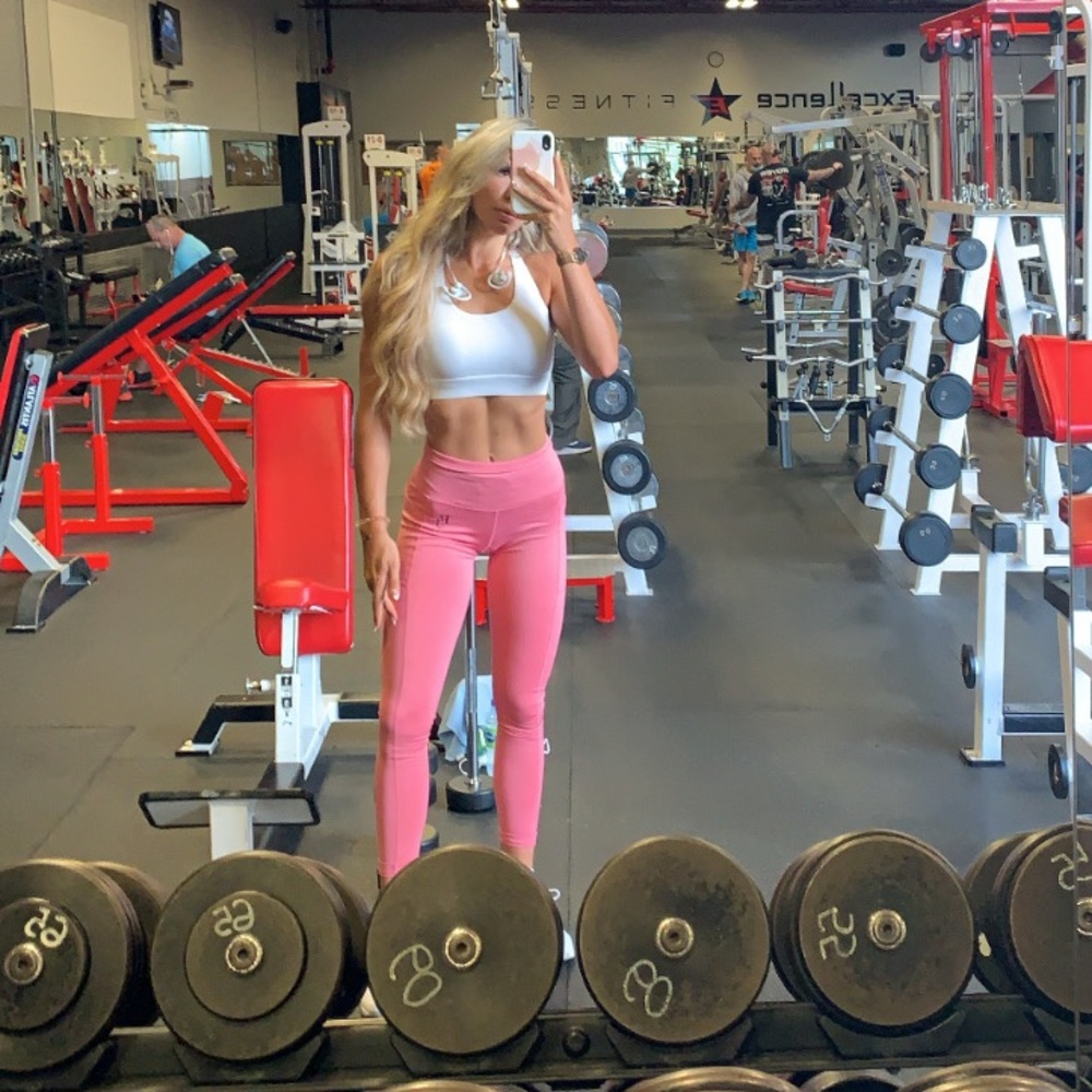 Xsmall pink leggings